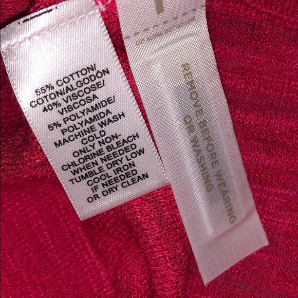 New Loft pink cold shoulder pullover sweater - Picture 7 of 7